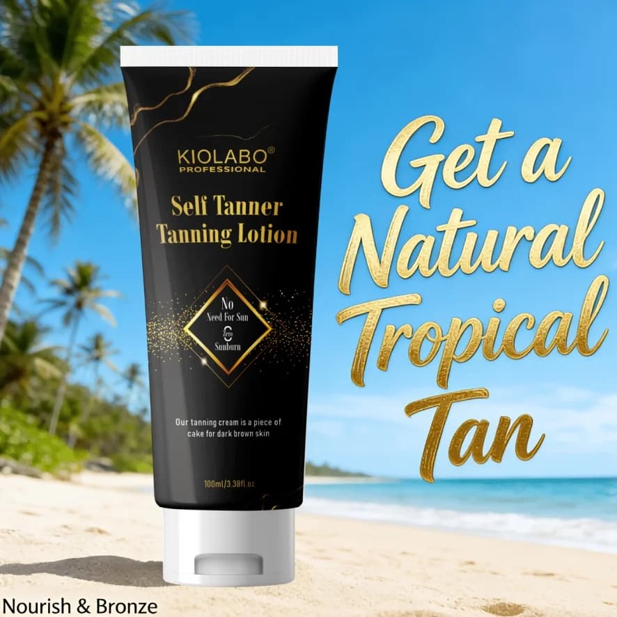Baume bronzant foncé pour l'été