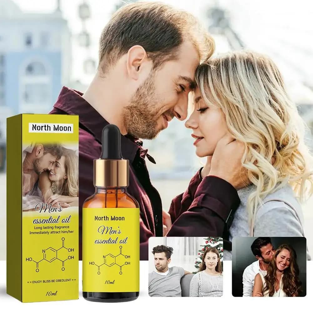 Parfum à l'huile essentielle de phéromone pour hommes - Parfum intense, conçu pour attirer les femmes, parfum longue durée