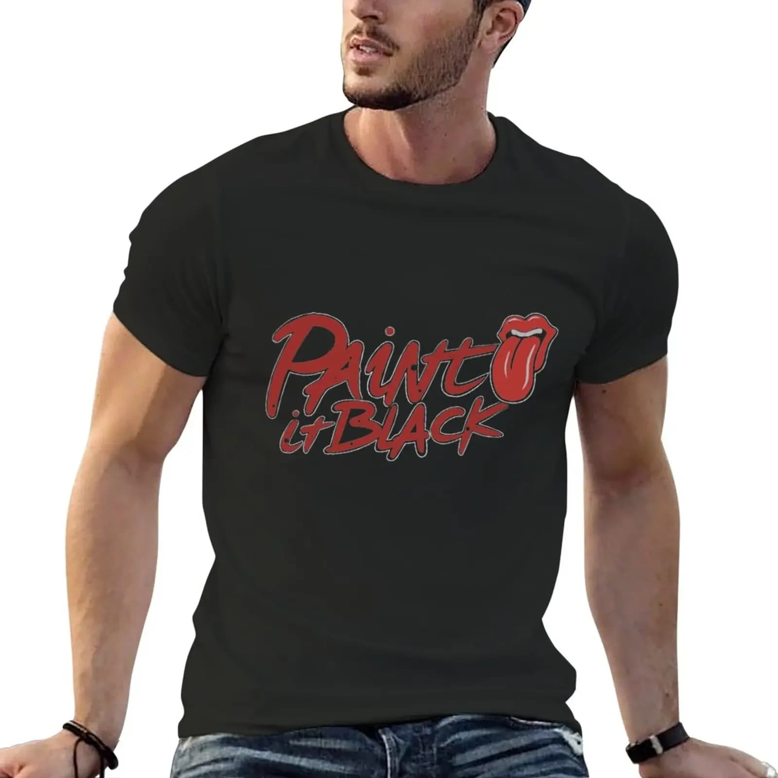 T-Shirt Rolling Stone pour hommes, hiphélicoptère, grandes tailles, nouvelle édition pour un garçon uni