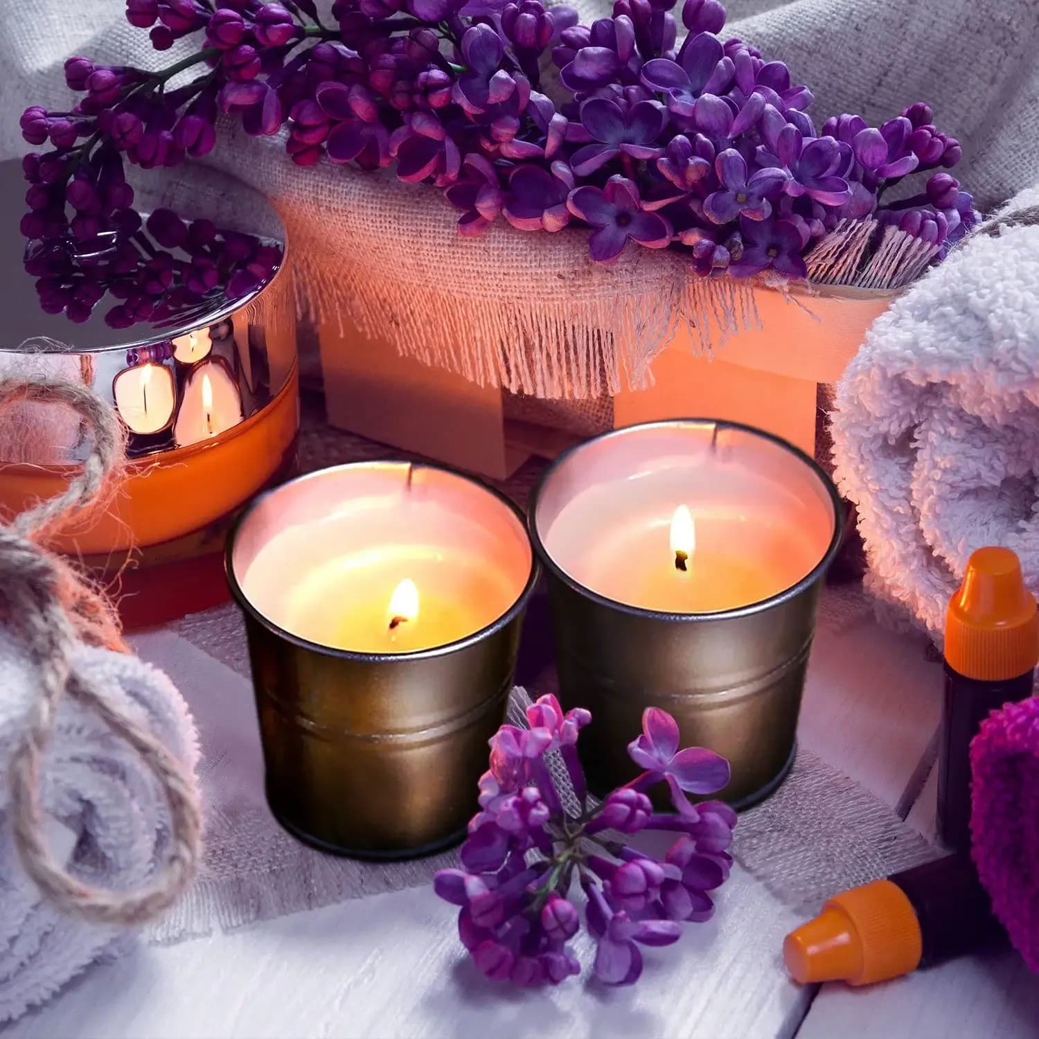 Bougie de cire de soja répulsive de moustiques efficace, 1 pièce, infusée d'huile essentielle de citronnelle, idéale pour l'intérieur et l'extérieur, l'été