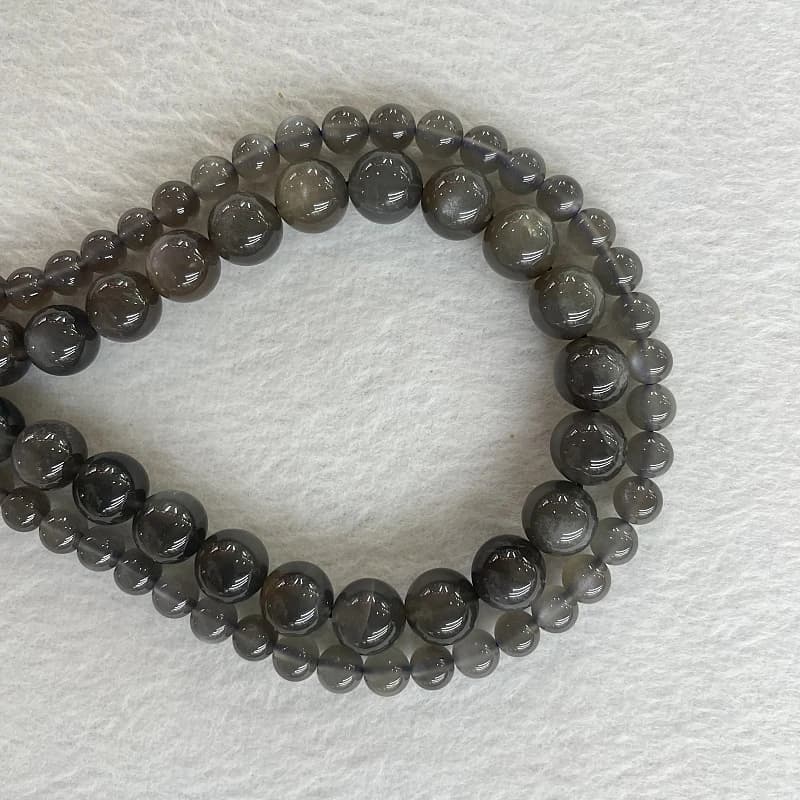 Perles rondes en pierre de lapis-lazuli noire naturelle, pour la fabrication de bijoux, accessoires pour bracelets et boucles d'oreilles, 15'' 6/8/10/12mm