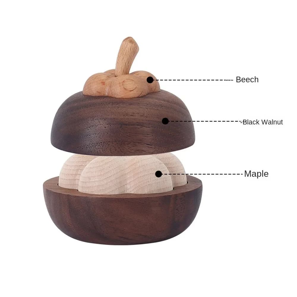 Diffuseur d'huiles essentielles en bois portable, pour un sommeil rafraîchissant, diffuseur d'arômes en bois à libération lente, longue durée, senteur florale