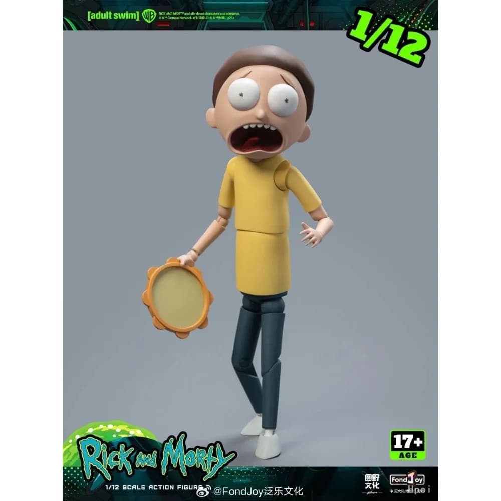 Figurine articulée Rick et Morty Saison 3 de Fondjoy, 30 points d'articulation, poupée mobile, modèle officiel de collection