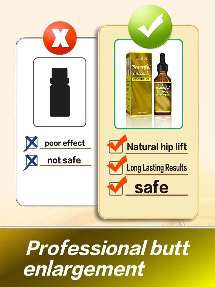 Huile essentielle pour rafferPanier les fesses, crème efficace pour rafferPanier et lifter les hanches