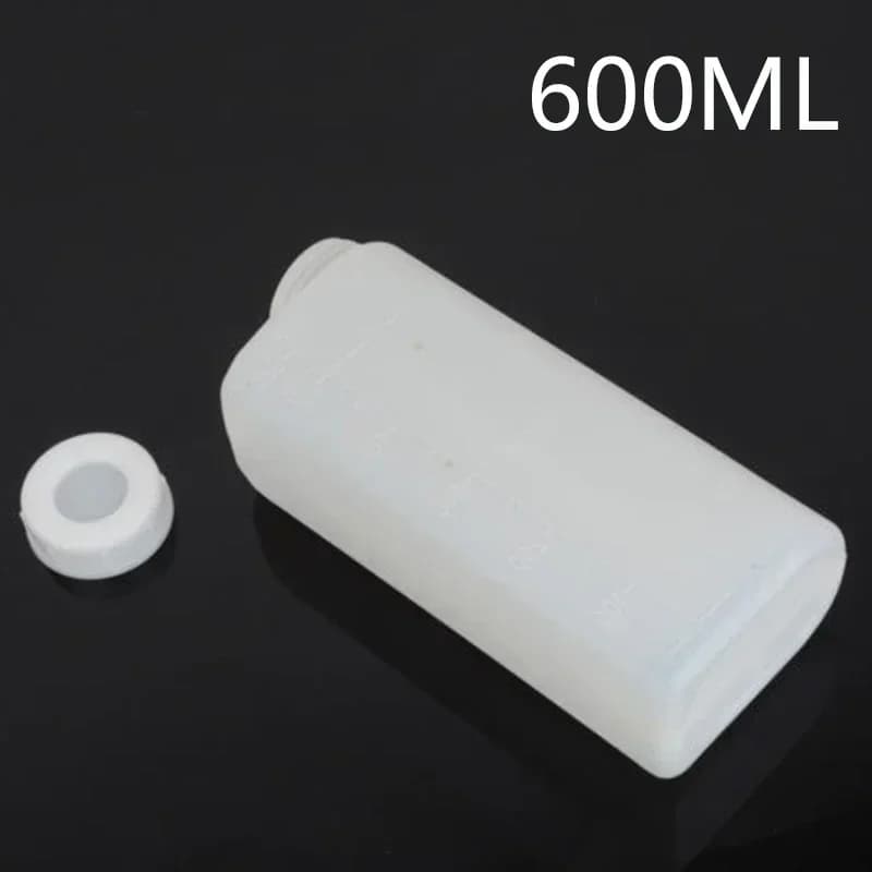 Bouteille de mélange d'huile et de carburant 2 temps de 600 ml pour tronçonneuse, rapport 20:1 25:1, bouteille de mélange d'huile US pour tronçonneuse, débroussailleuse