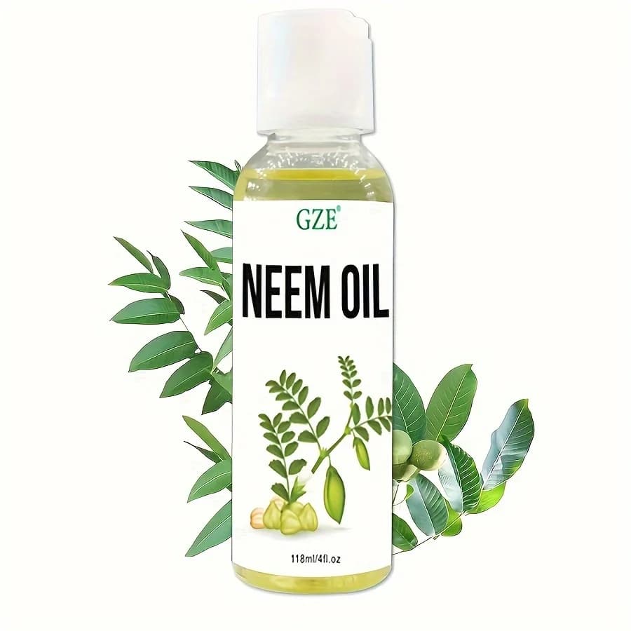 Huile de GZE Neem pour la peau, la croissance des cheveux non dilueuse pressée à froid, utilisée pour les cheveux, la peau et les ongles
