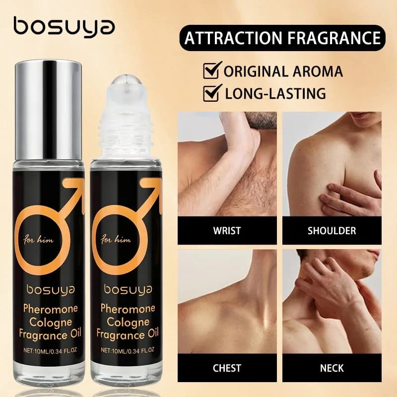 Parfum Roll-On Longue Durée Frais Doux Élégant Rafraîchissant Séchage Rapide Portable Premium Lisse Essence