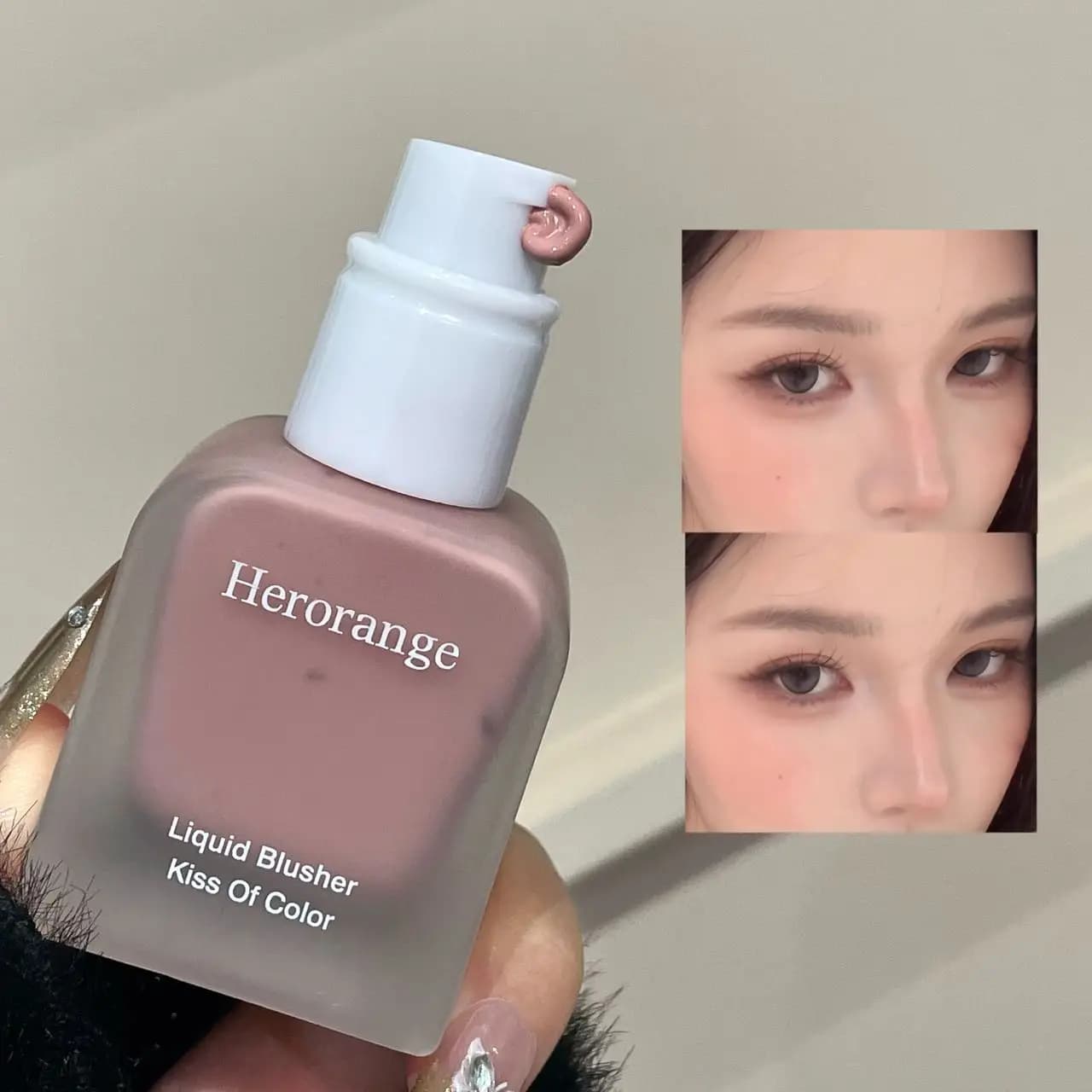 Herorange Blush Liquide Hydratant Léger