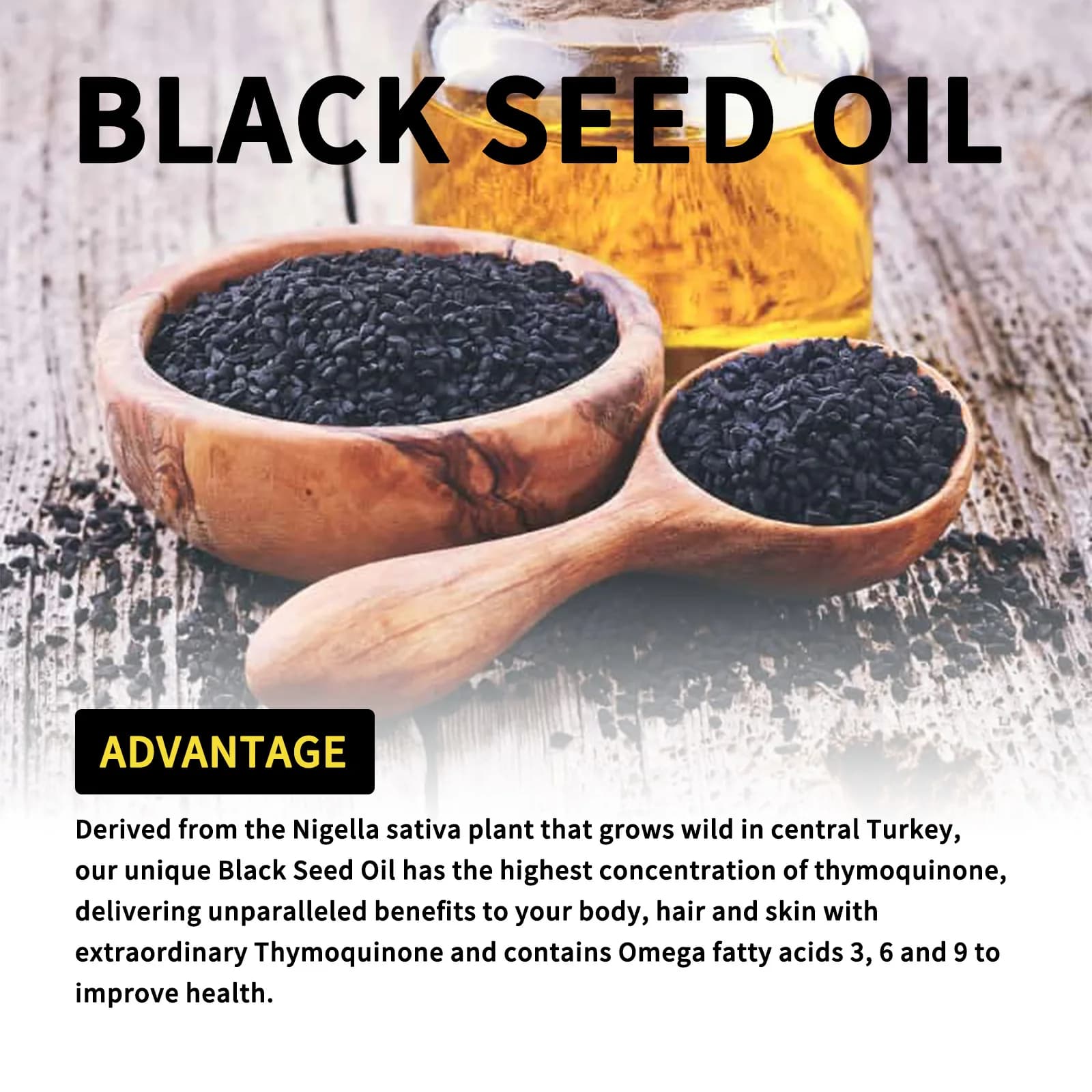 ​ EELHOE huile de graines noires soin du cuir chevelu biologique naturel traitement de la calvitie pour produits de croissance des cheveux endommagés huile Anti-perte de cheveux Dense