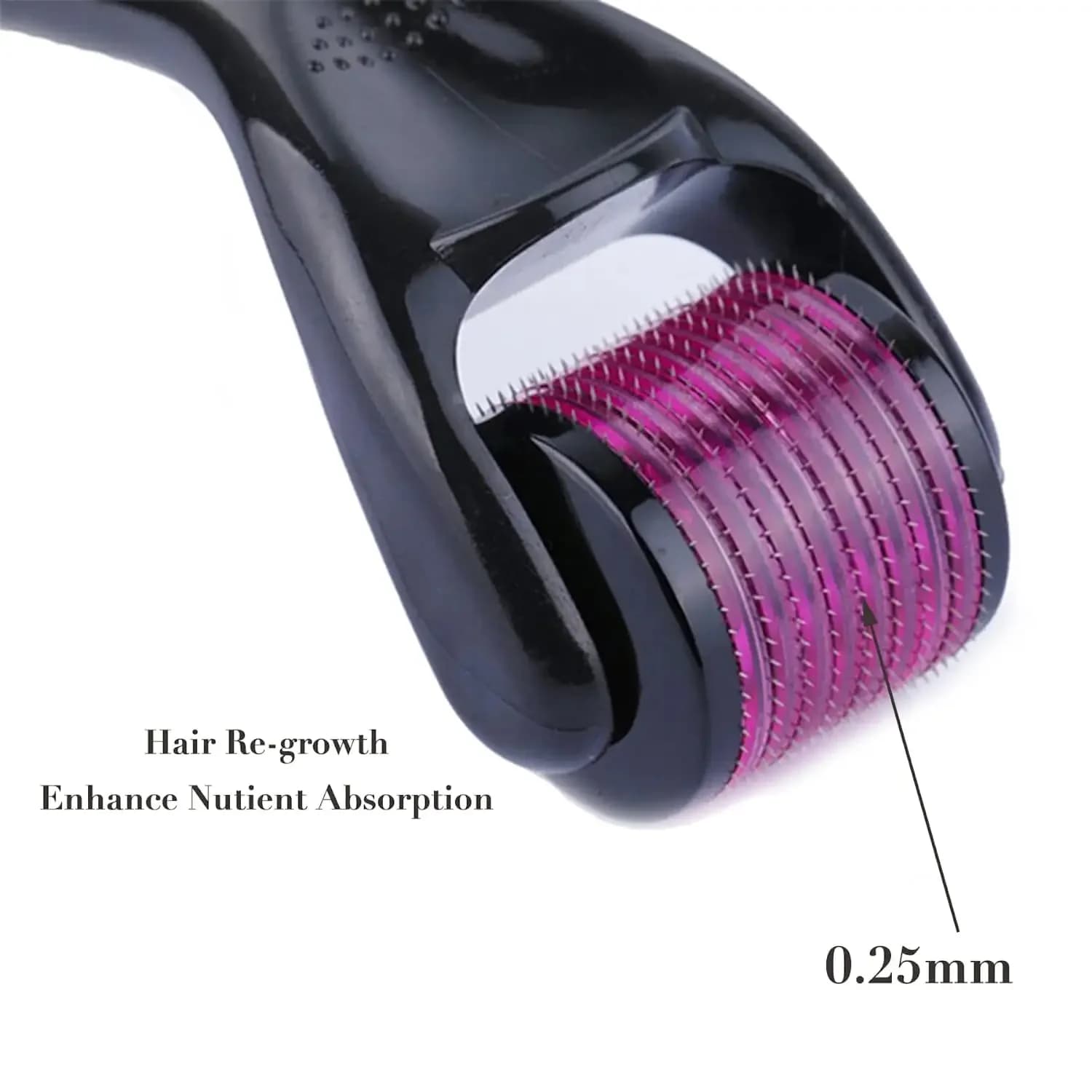 DRS 540 titane Derma rouleau croissance des cheveux barbe micro-aiguilles rouleau pour soins de la peau du visage corps MTS Micro aiguille rouleau traitement
