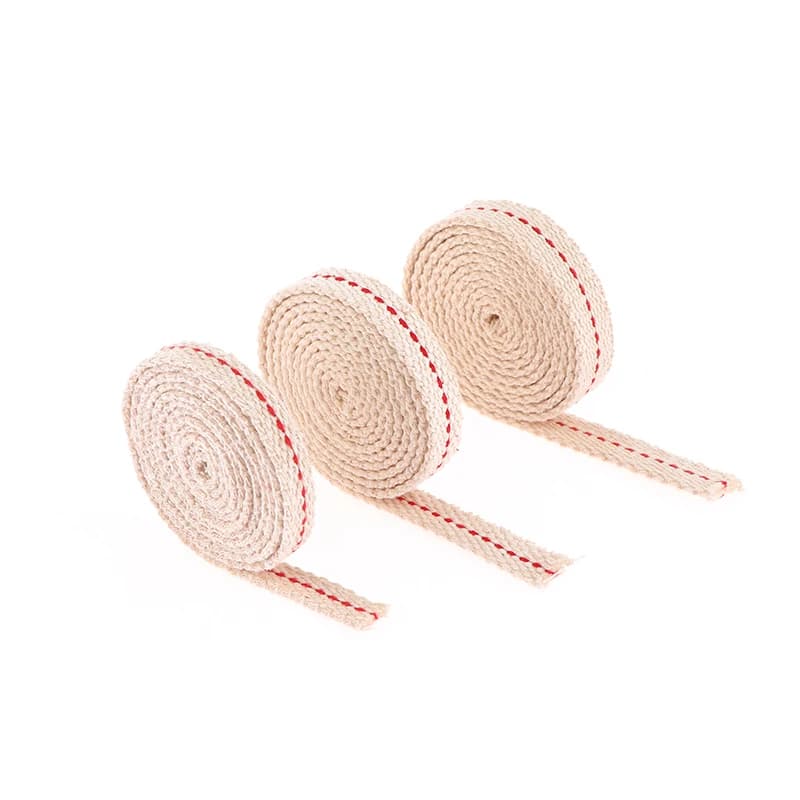 Mèche de lampe à kérosène en coton tressé