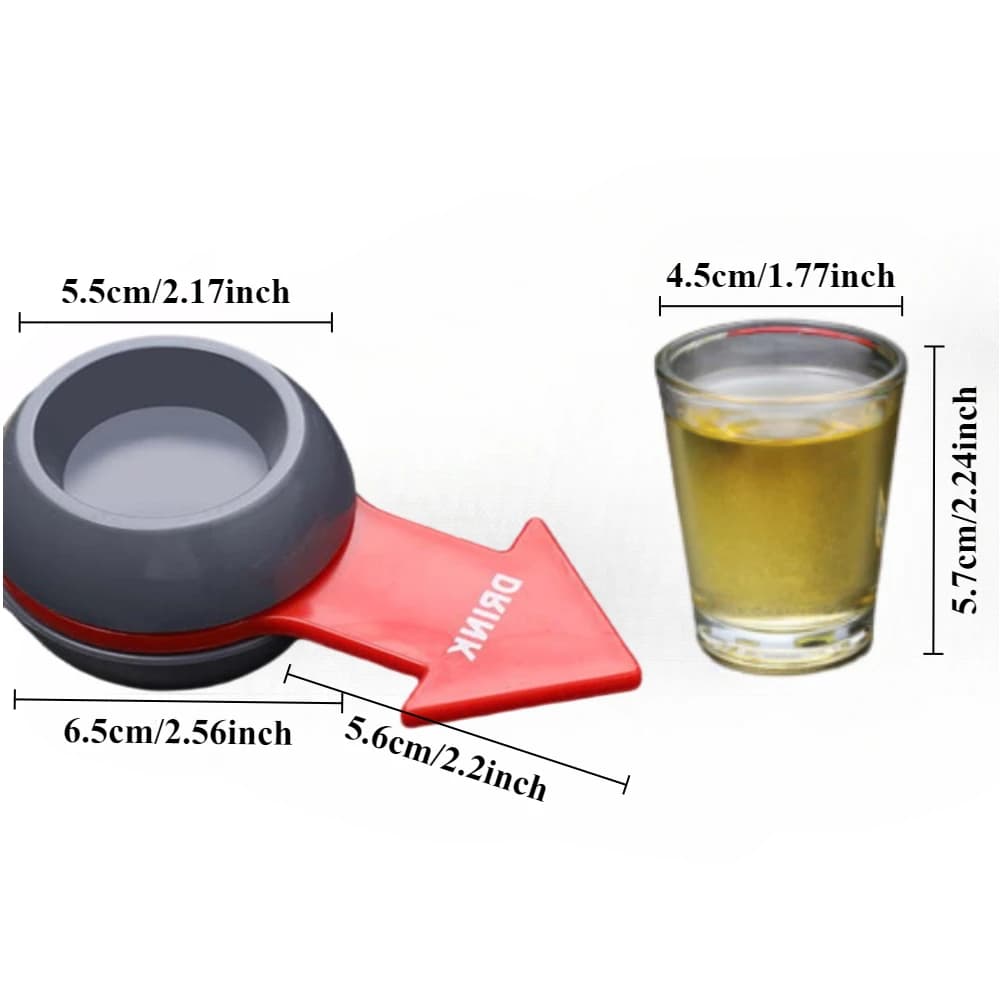 Accessoire de jeu à boire Spin The Shot pour adultes