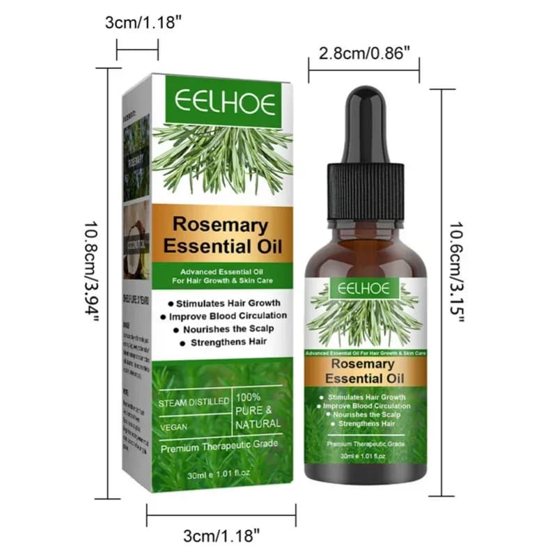 Huiles essentielles de romarin pour la croissance des cheveux