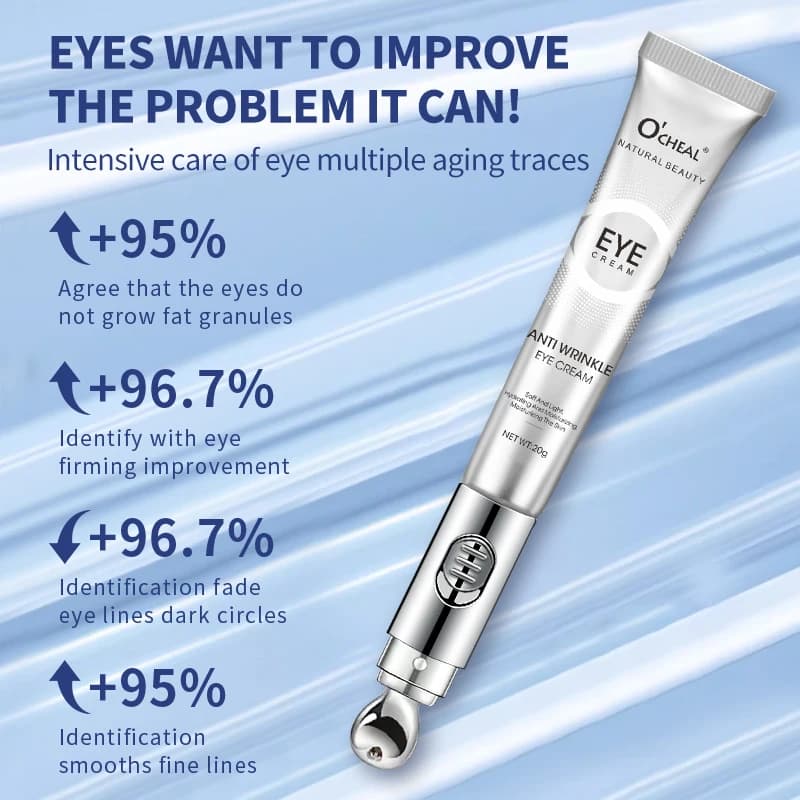 OCHEAL crème de Massage électrique pour les yeux acide hyaluronique raffermissant estompe les ridules Gel de soin