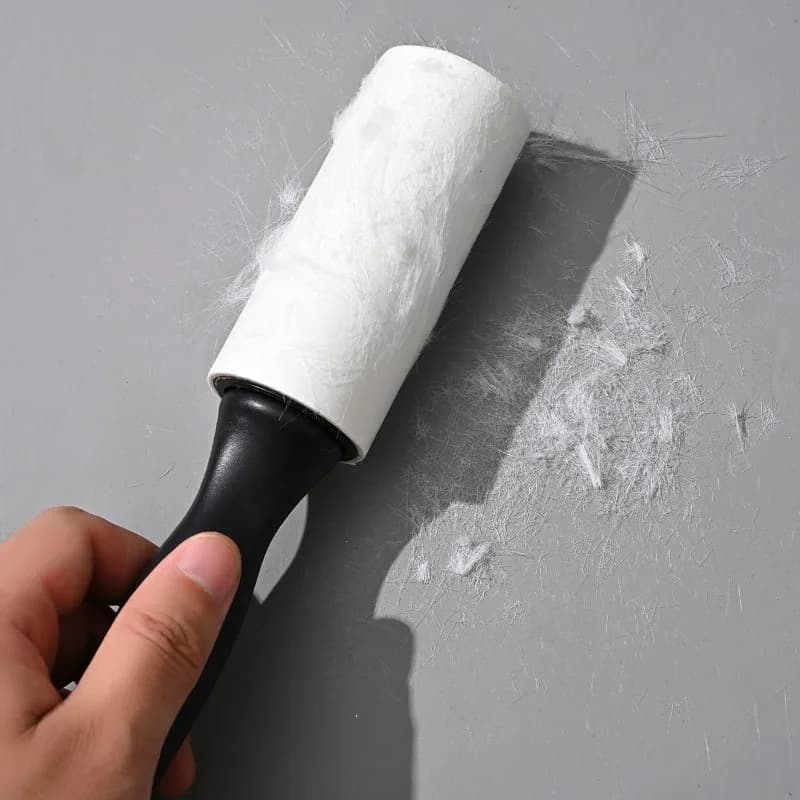 Ensemble de rouleaux anti-peluches robustes 1/3/6 pièces |   Rouleau avec feuilles adhésives pour une forte adhérence sur les vêtements, les tapis, les canapés |   Idéal pour les propriétaires d'anima