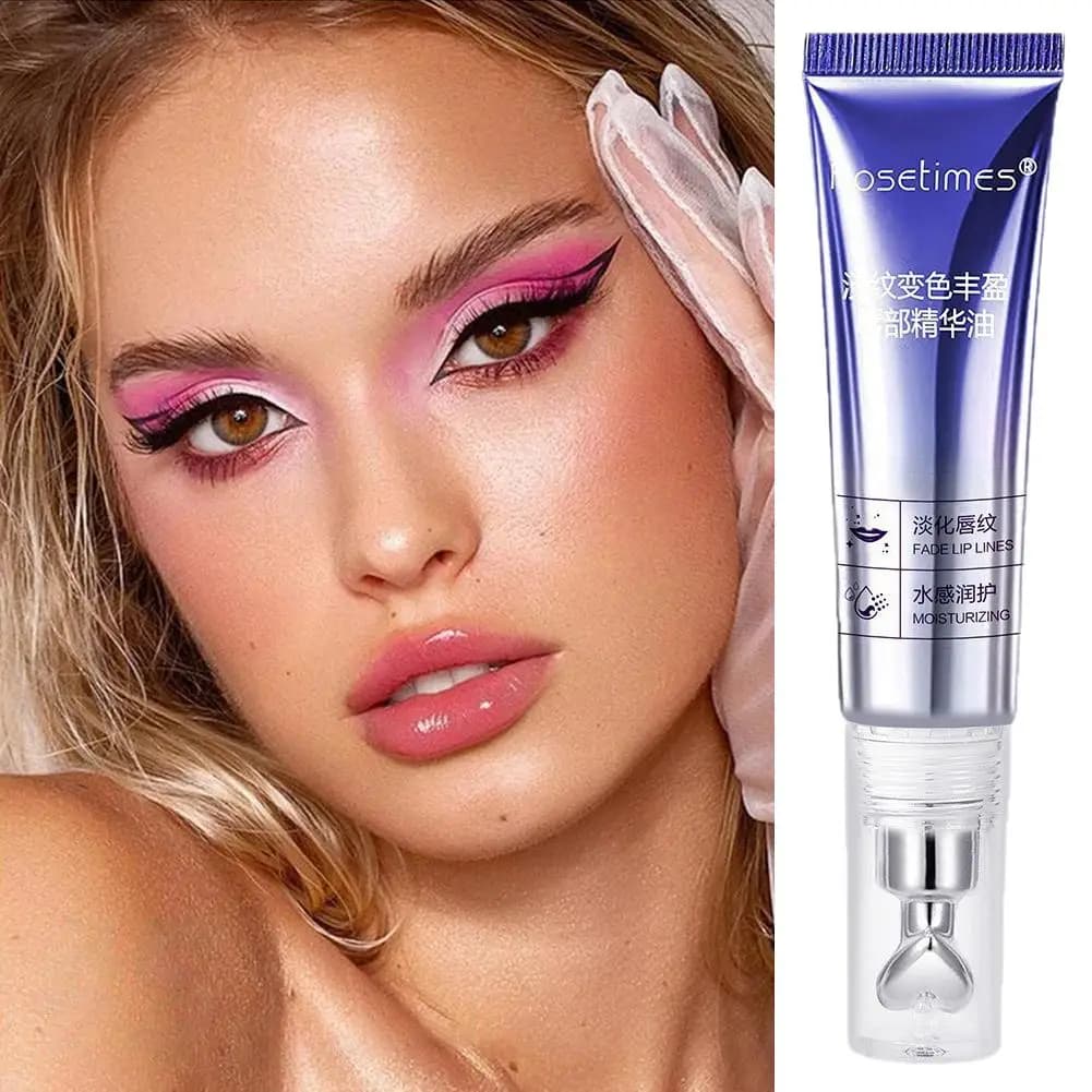 Huile essentielle pour repulper les lèvres, essence de beauté pour les lèvres changeant de couleur, nourrissante, hydratante, soin des lèvres sexy, atténuation des ridules, sérum repulpant pour les lè