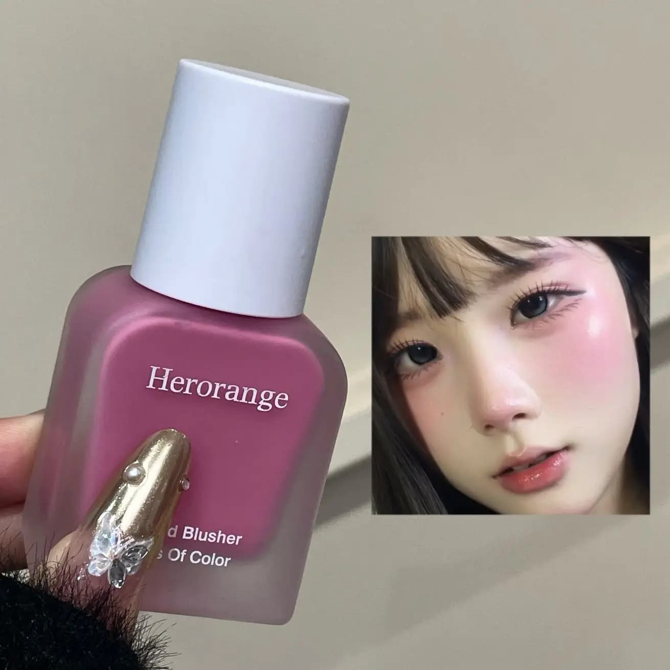 Herorange Blush Liquide Hydratant Léger