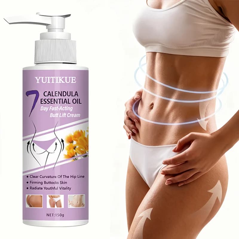 YUITIKUE Crème liftante pour fesses de 7 jours 150 g – Reafirmante à action rapide