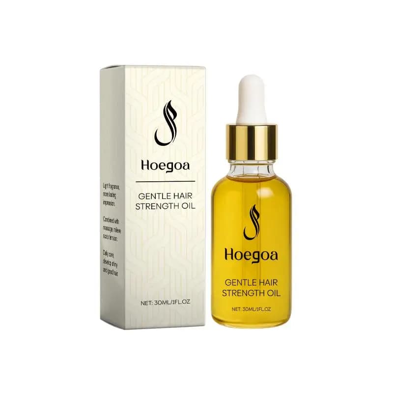 Huile essentielle Hoegoa pour les soins capillaires, nourrit le cuir chevelu, rend les cheveux lisses et est une huile essentielle hydratante pour les soins capillaires.