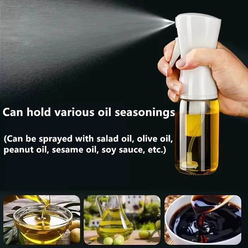 Bouteille de pulvérisation d'huile de 200ml, distributeur de cuisine pour barbecue, cuisson de Camping, vinaigre vide, Sauce soja, pulvérisateur, conteneurs d'assaisonnement