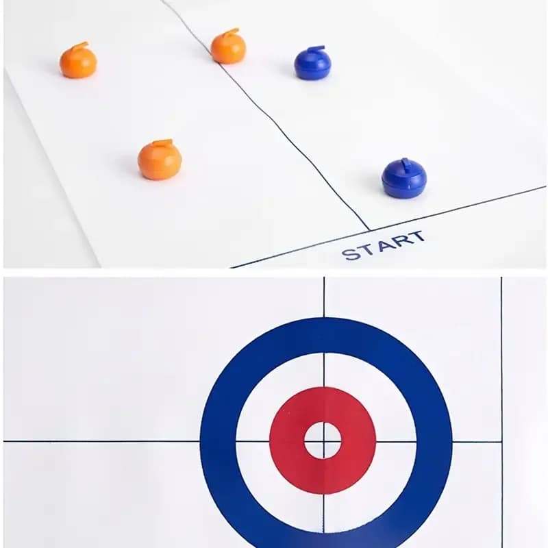 Le jeu de curling de table convient aux adolescents ou aux adultes