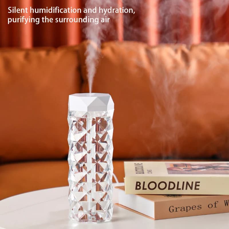 Humidificateur d'air USB 400ML, diffuseur d'arôme, purificateur d'huile essentielle, brumisateur de parfum, lumière RGB, pour voiture, maison, chambre à coucher