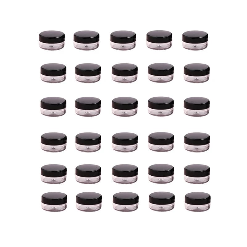 Conteneurs d'échantillons de 5 grammes, pots vides avec couvercles, Mini spatules, huiles de maquillage, Lotion, poudre, peinture, bijoux, baumes à lèvres, 5/10/20/30/50 pièces