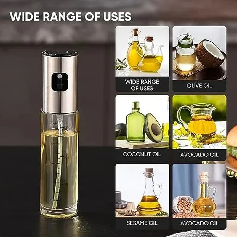 Pulvérisateur d'huile en verre pour la cuisson