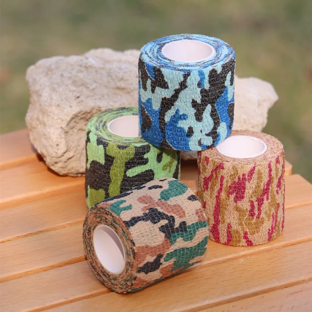 1 rouleau U Pick 4.5m * 5cm imperméable en plein air Camouflage randonnée Camping chasse