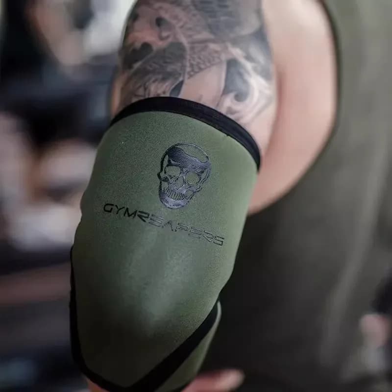 Manchon de coude de 5mm pour l'entraînement physique hommes femmes banc de Protection de presse sport coudières élastiques respirantes pour la musculation