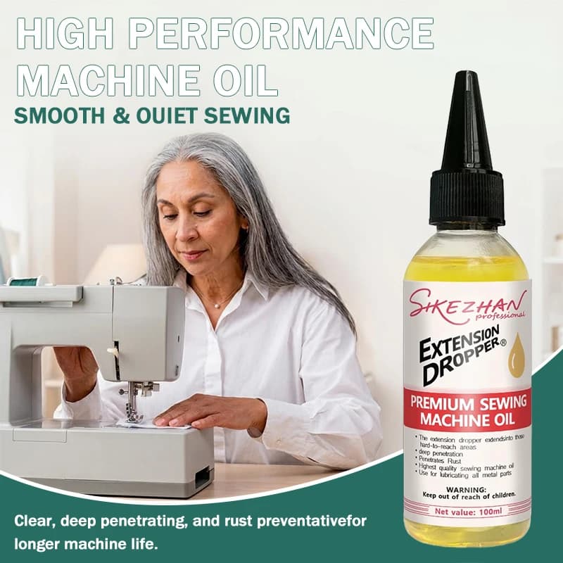 Huile lubrifiante professionnelle pour machine à coudre, pénétration profonde, prévention de la rouille et entretien pour un glissement fluide, 100 ml, SIKEZHAN