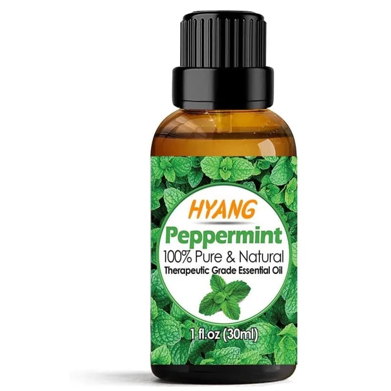 Huile essentielle de menthe poivrée (100 % PURE et NATUREL) de qualité thérapeutique - Parfaite pour l'aromathérapie, la relaxation, répulsive les souris et les parasites, plus
