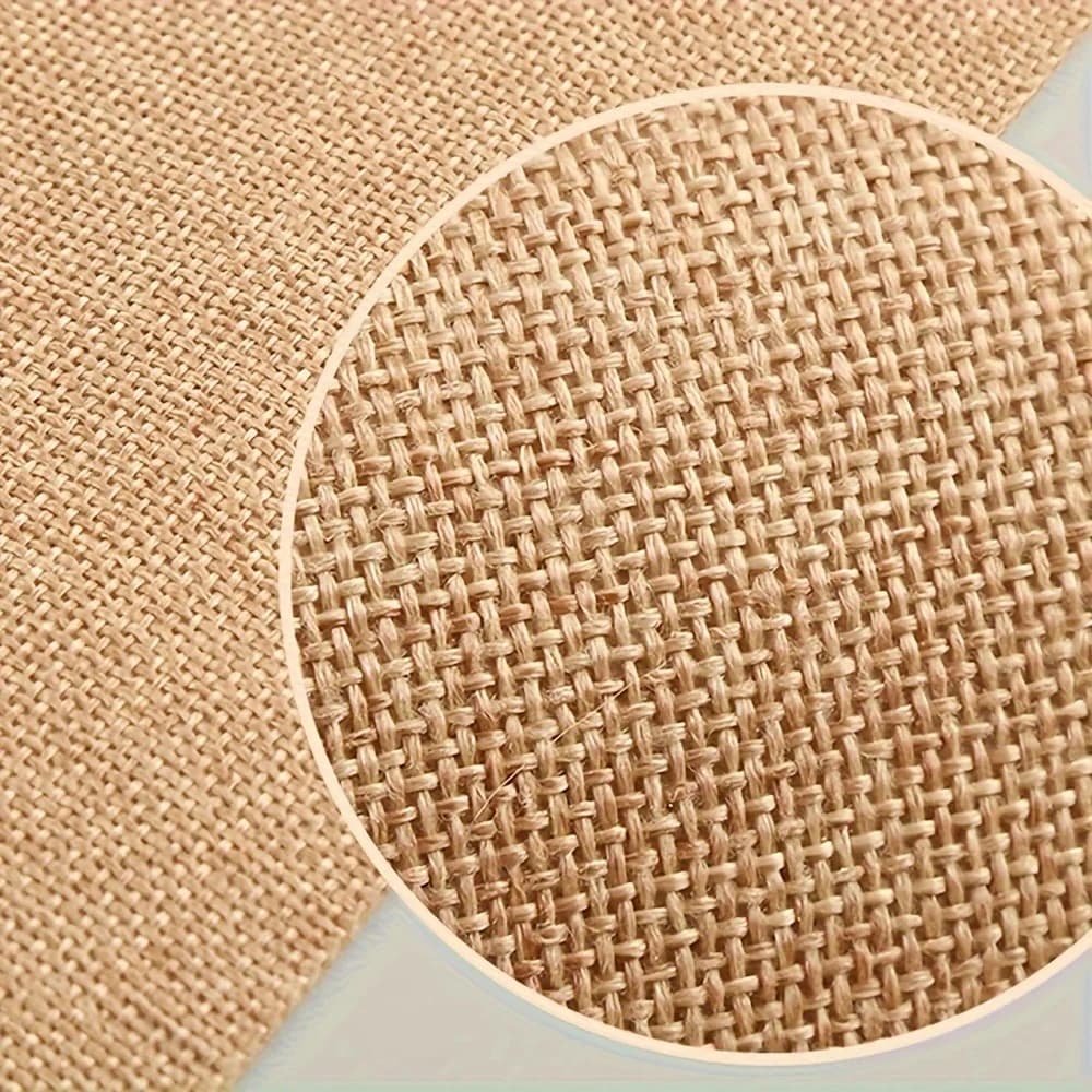 Rouleau de papier de toile de jute auto-adhésif