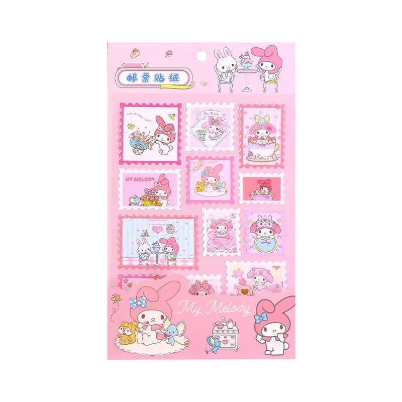 Ensemble d'autocollants Sanrio Cinnamoroll My Melody