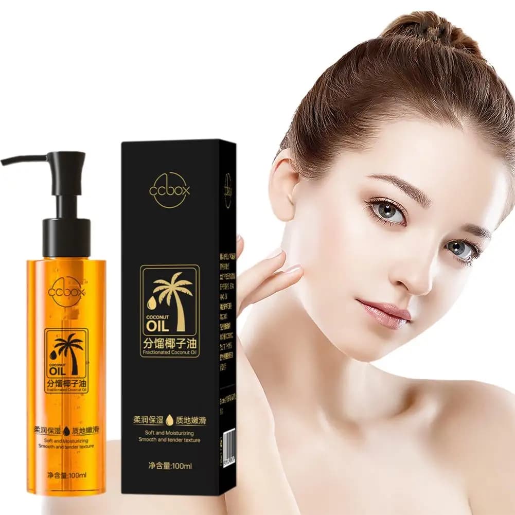 Huile de noix de coco distillée huile essentielle de soin du visage et du corps huile de noix de coco pure pour les soins de la peau huile de noix de coco naturelle produits de beauté