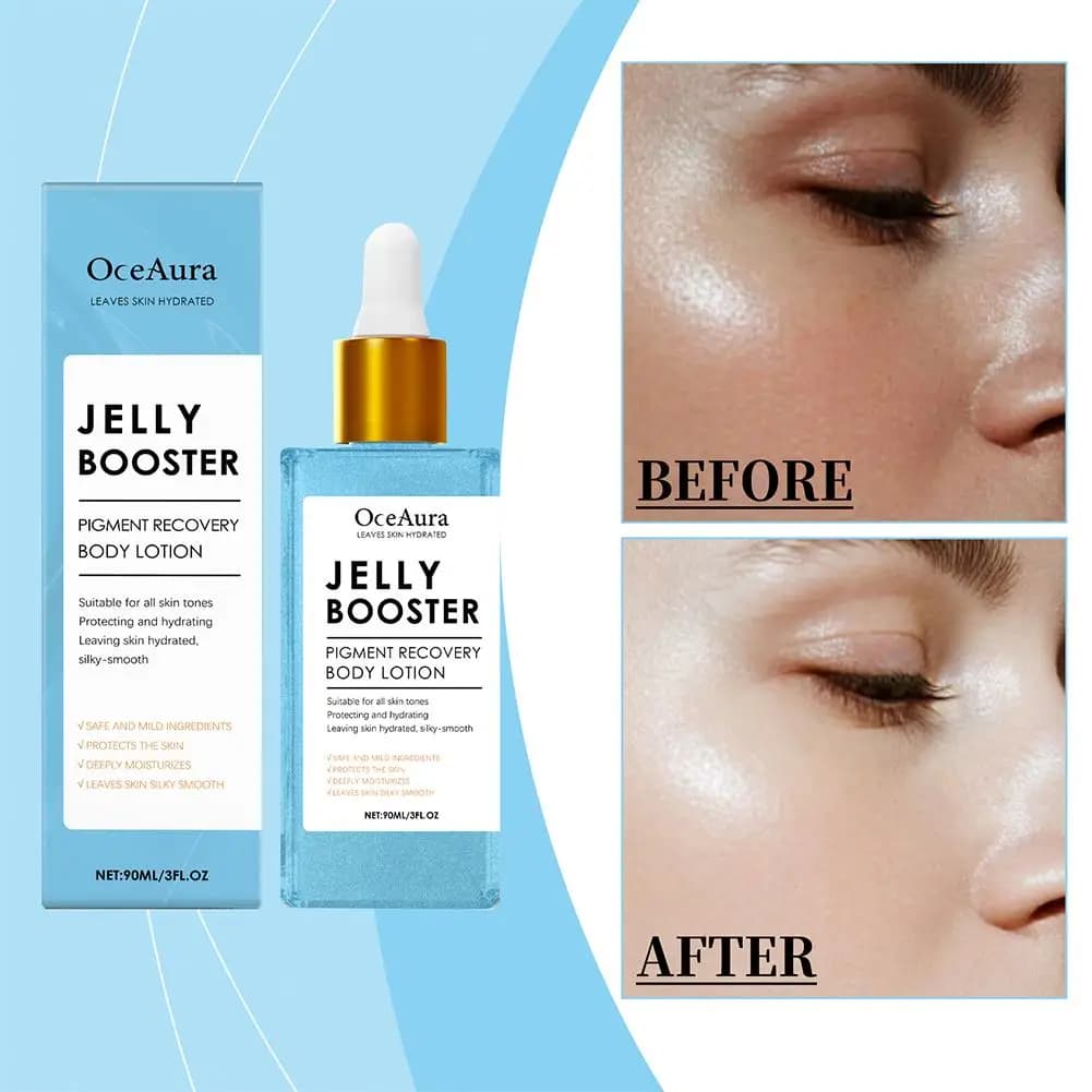 Sérum Visage à la Niacinamide Effet Gel Booster Hydratant Unifiant le Teint Minimisant les Pores Contrôle du Sébum Lissant 30ml/90ml