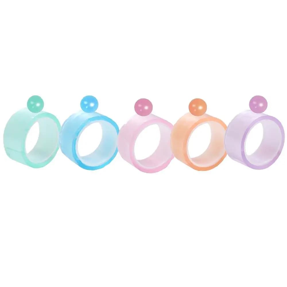Rubans Adhésifs Colorés pour la Fabrication de Boules Collantes Relaxantes – Rouleaux Adhésifs Colorés pour Bricolage et Artisanat – Rubans Adhésifs pour Fêtes