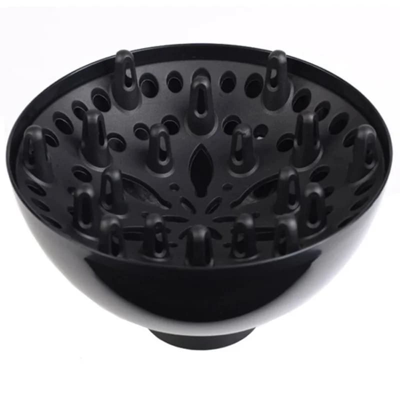 Diffuseur de cheveux universel Adaptable pour sèche-cheveux avec conception rotative cheveux bouclés grande capuche de vent forme fixe dispersant le vent
