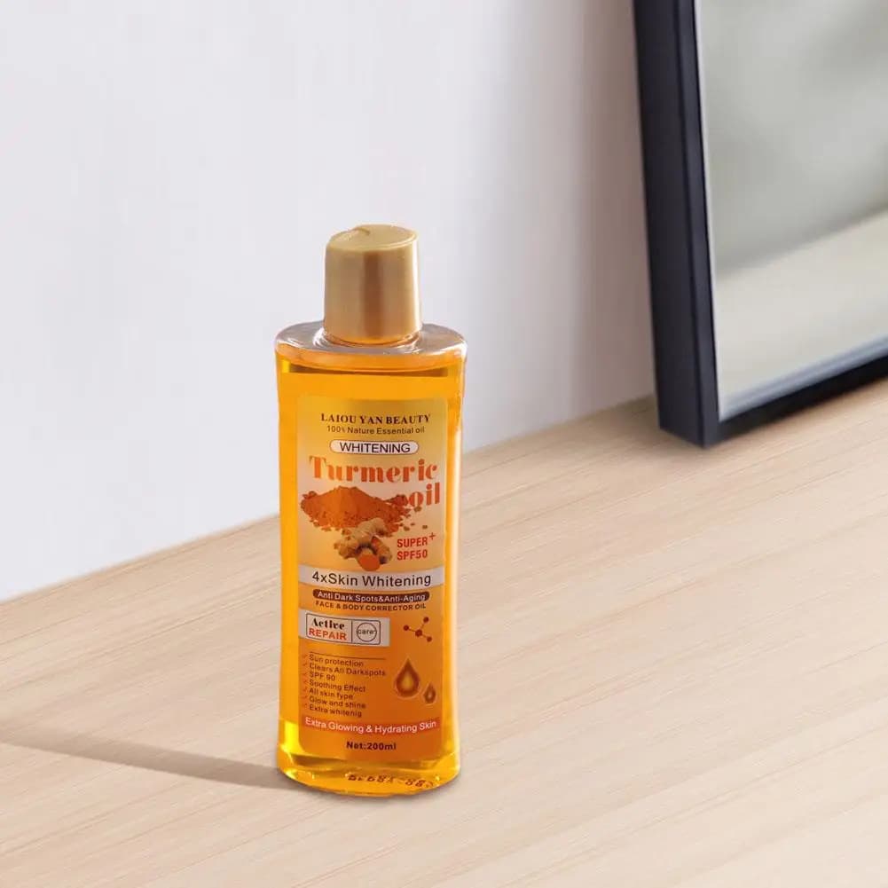 Huile essentielle de curcuma pour le visage et le corps