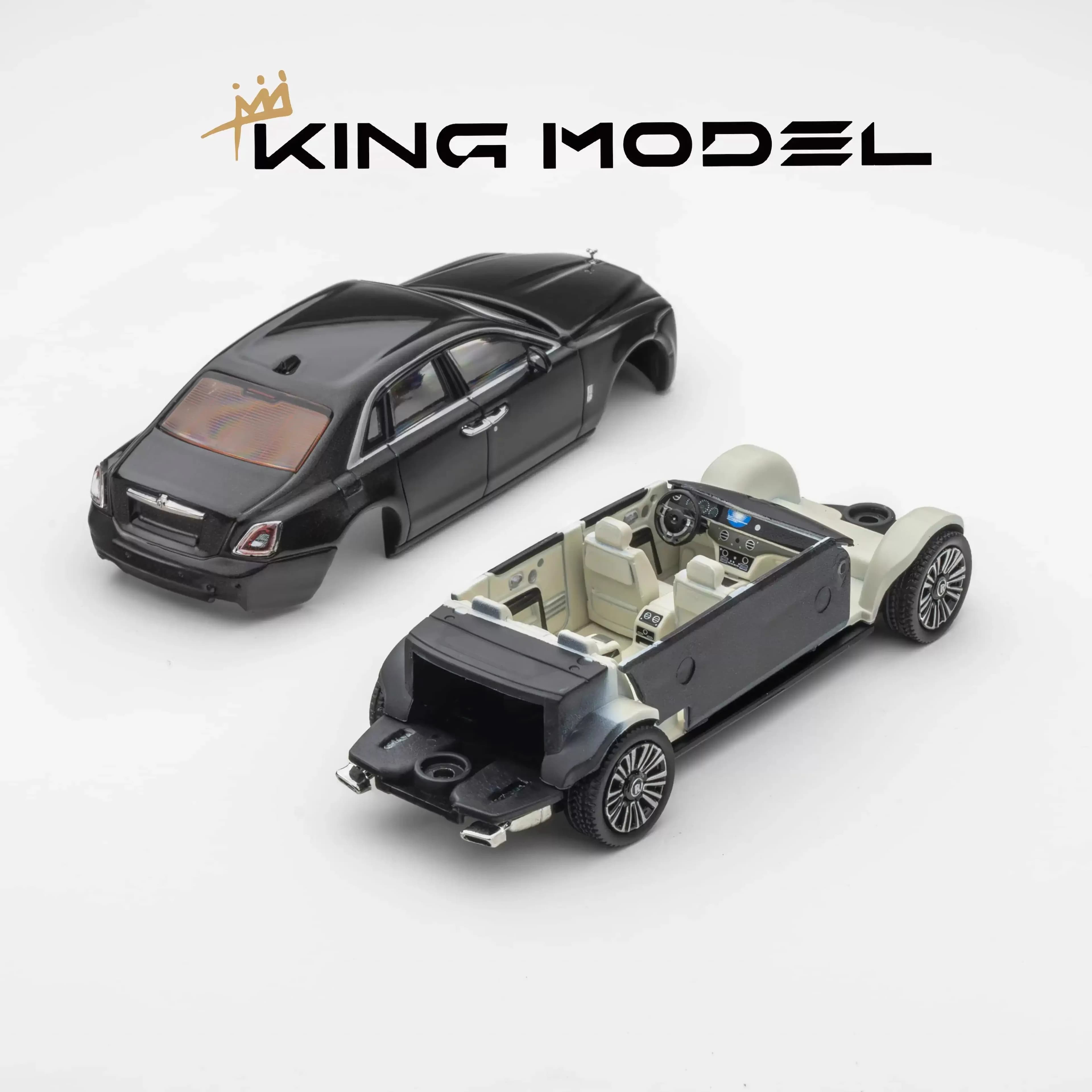Nouveau modèle roi prévente 1:64 rolls-royce fantôme alliage Miniature moulé sous pression modèle rolls-royce Vintage 999 pièces modèle de voiture jouets enfants cadeau