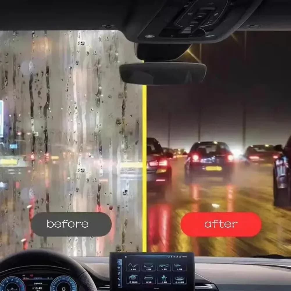 Dissolvant de Film d'huile de verre de voiture, panneau de nettoyage de verre, revêtement de verre hydrophobe pour pare-brise, fenêtre transparente, outil de détail automobile
