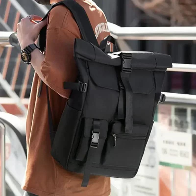 Sac à dos étanche pour Sports de plein air, loisirs, voyage, sac à dos enroulable pour ordinateur portable, sac d'ordinateur pour voyage en plein air, Camping, randonnée