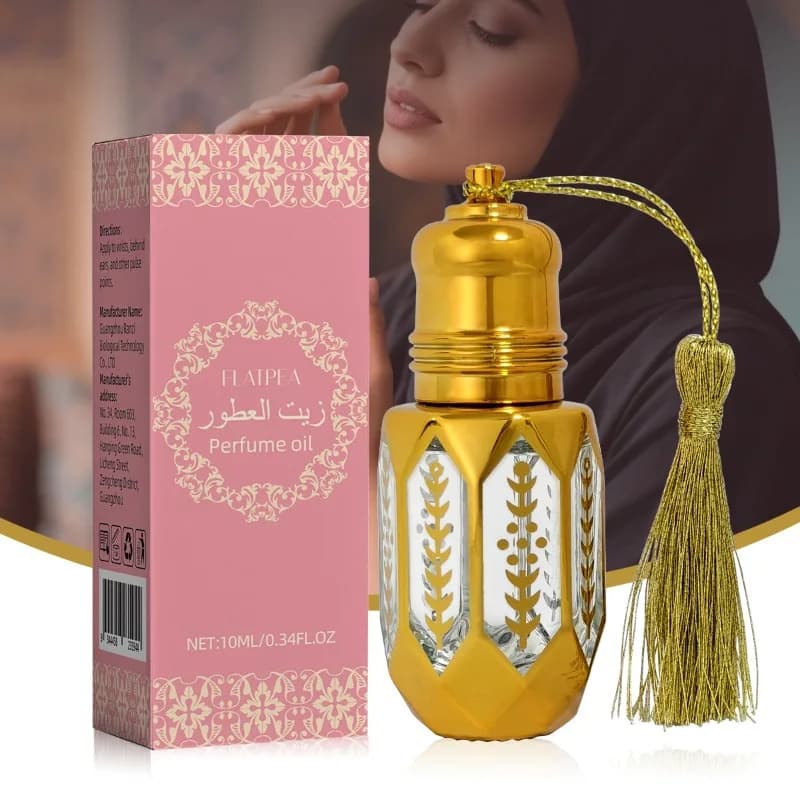 Huile de parfum arabe fruitée au jasmin, parfum durable, élégant, luxueux, charmant, pour femmes, Rollerball arabe du moyen-orient, 10ML