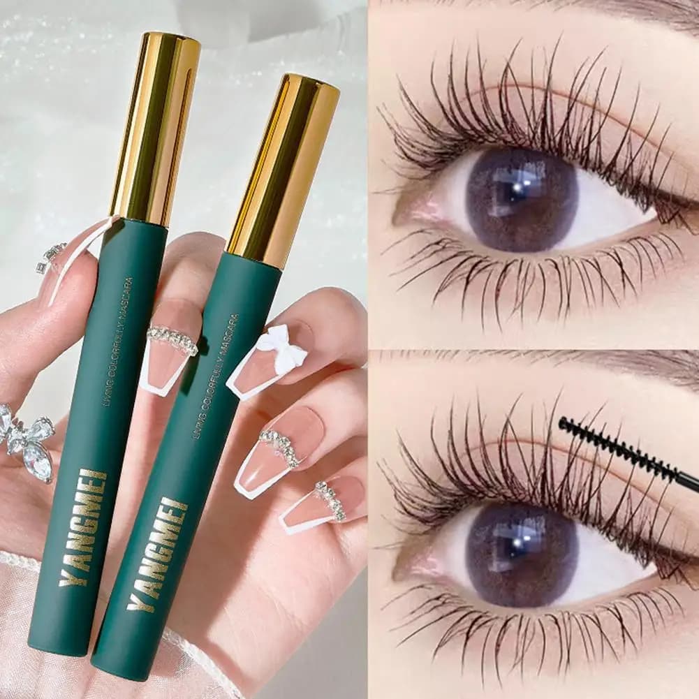 Mascara à friser Ultra-fin, épais, allongeant, longue durée, imperméable, sans taches, maquillage pour un Look naturel