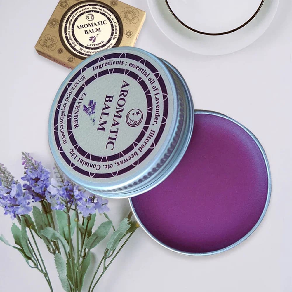 Crème relaxante à la la lavande, améliore le sommeil, apaise l'humeur, crème aromatique, baume aromatique relaxant, parfums