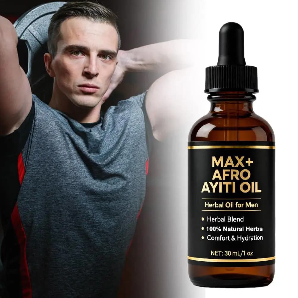 Huile d'essence de massage africaine Ayiti pour hommes, huile MAX + AFRO AYITI 30 ml