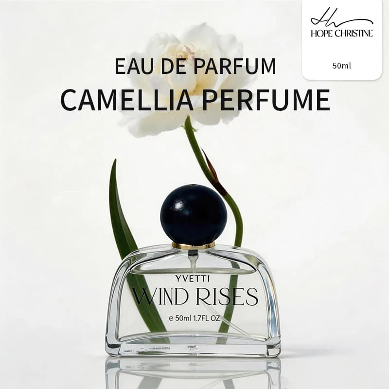 Parfum pur à la camélia, Eau de Parfum originale pour femmes, élégant, doux, longue tenue, parfum floral-fruité frais pour un usage quotidien