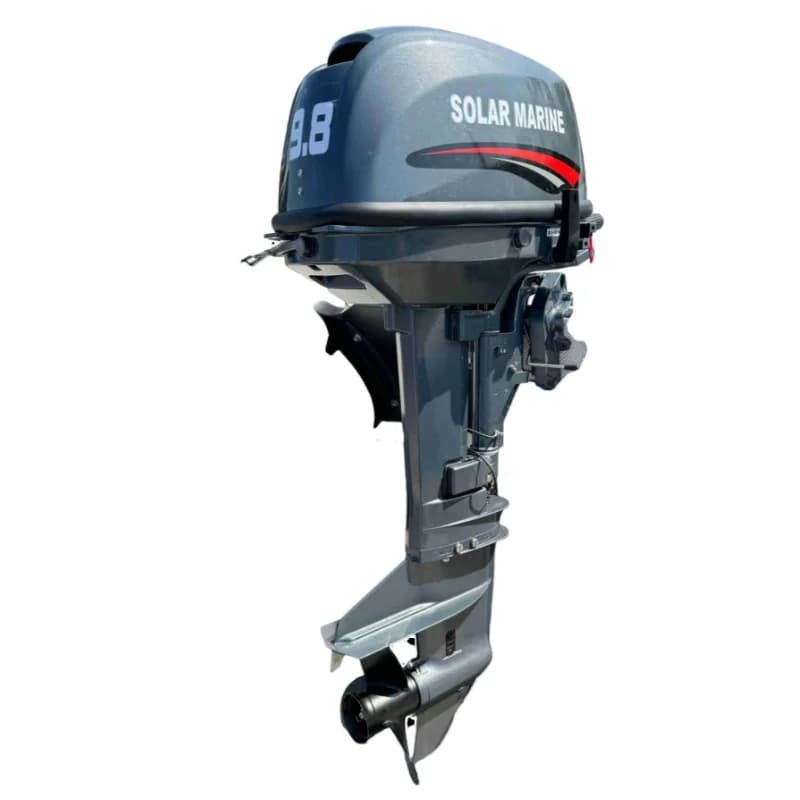 Moteur hors-bord 2 temps 2,5 3,5 CV refroidi par air 6 9,8 12 15 18 CV refroidi par eau 2 cylindres Propulseur hélice