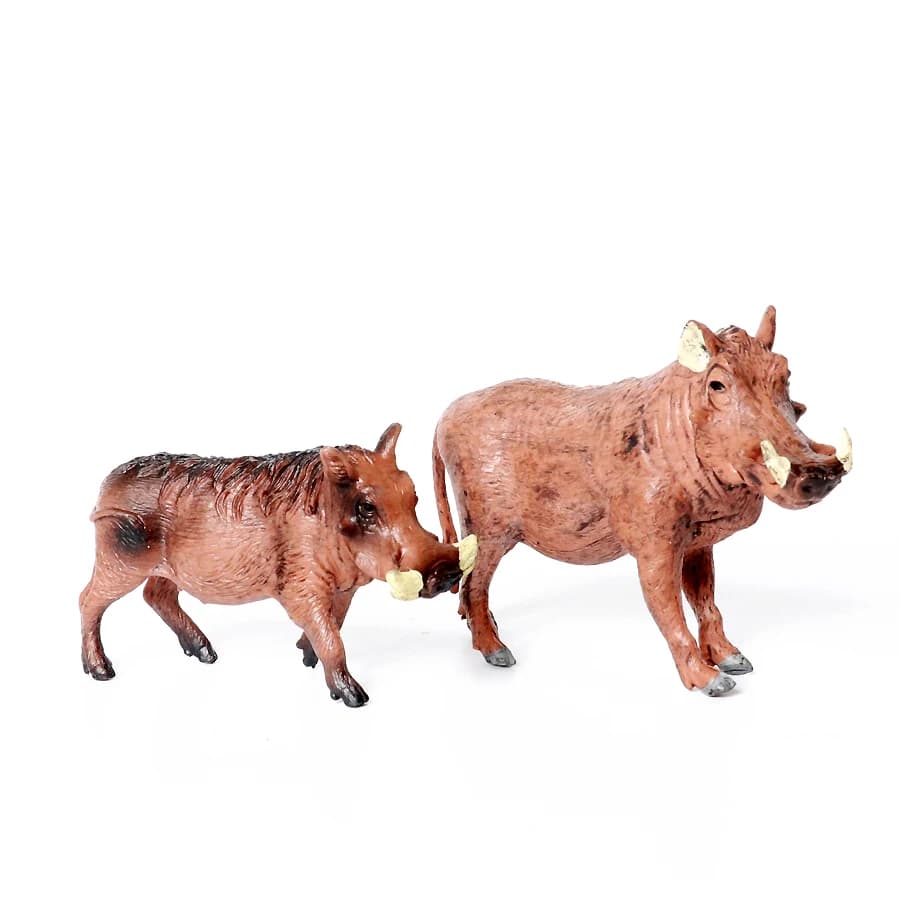 Figurines d'animaux de ferme en plastique pour enfants, figurine de over, jouets de sanglier, truies, porcelets, modèles WarthAustin, cadeaux pour enfants