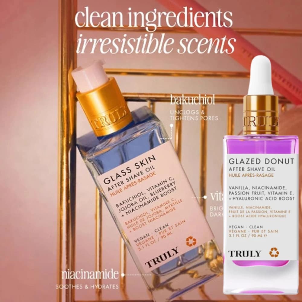 L'huile après-rasage aux fraises et à la vanille soulage la peau sèche, réparation en profondeur hydratante, lissante et raffermissante pour les peaux douces endommagées pour les femmes